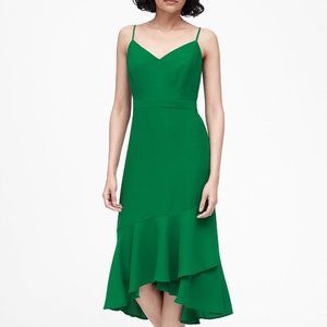 Banana Republic Green Midi Sheath Dress